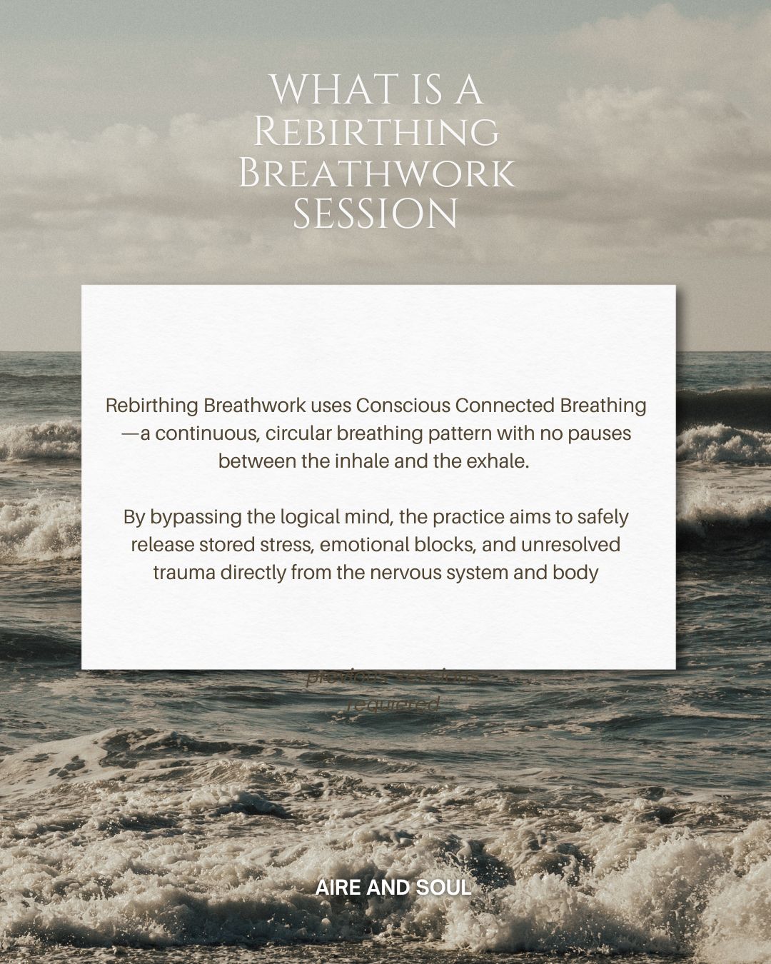 Rebirthing Breathwork Session — Stamford, 2 October