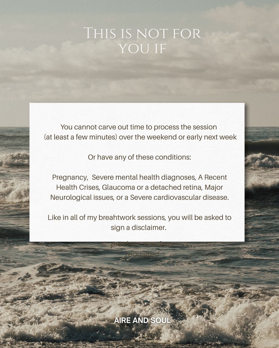 Rebirthing Breathwork Session — Stamford, 2 October