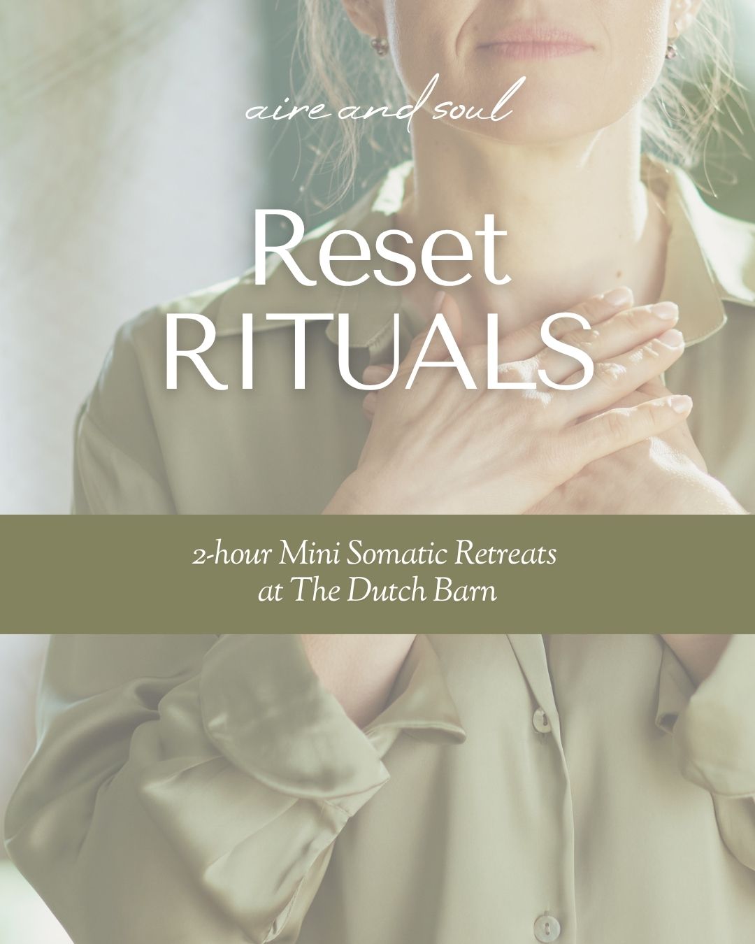 Reset Ritual @ The Dutch Barn- NEXT:  Friday May 15th, 11:00 - 1:00pm